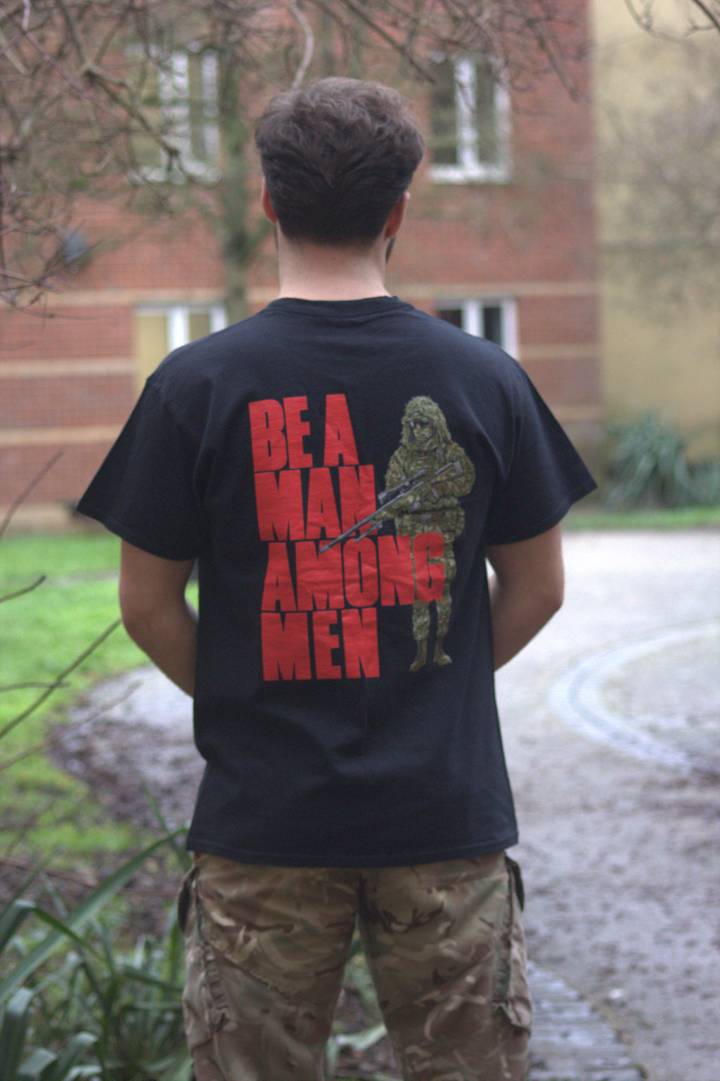 BE A MAN T-shirt